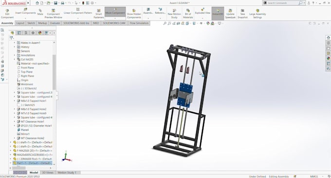 design 3d cad models, assemblies, and sheet metal in solidworks
