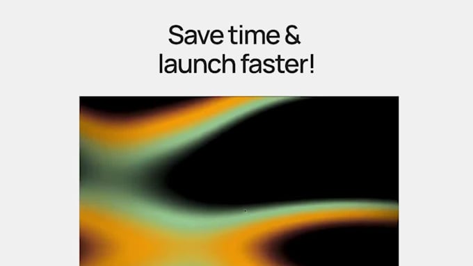 and develop a custom website in webflow or wp