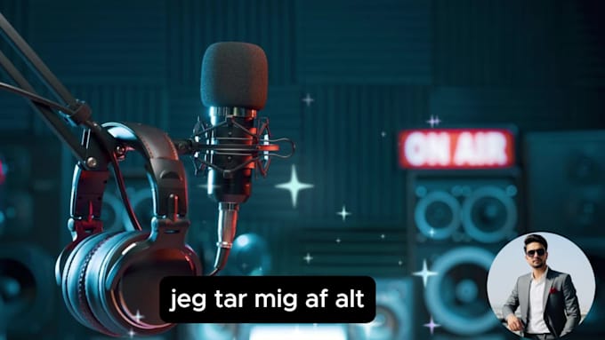record a professional danish voice over with translation