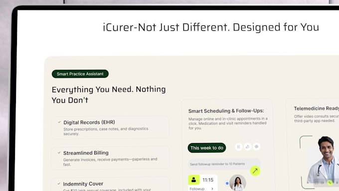 design and develop a modern sleek website