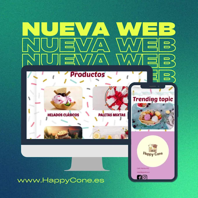 create a web site to give you presence and visibility