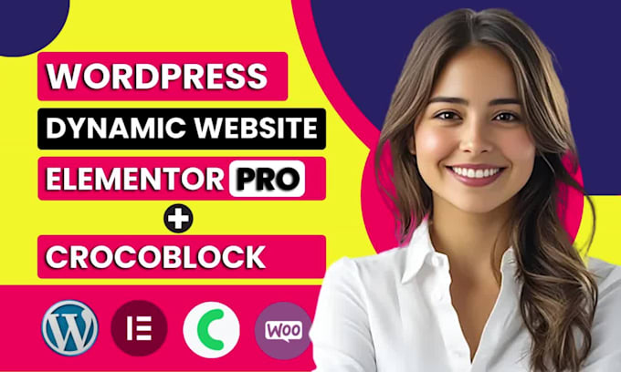 create dynamic wordpress website with crocoblock and elementor pro