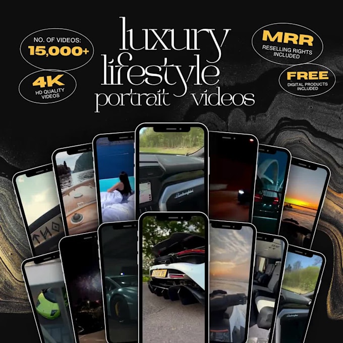 provide 25,000 viral tiktok luxury clips