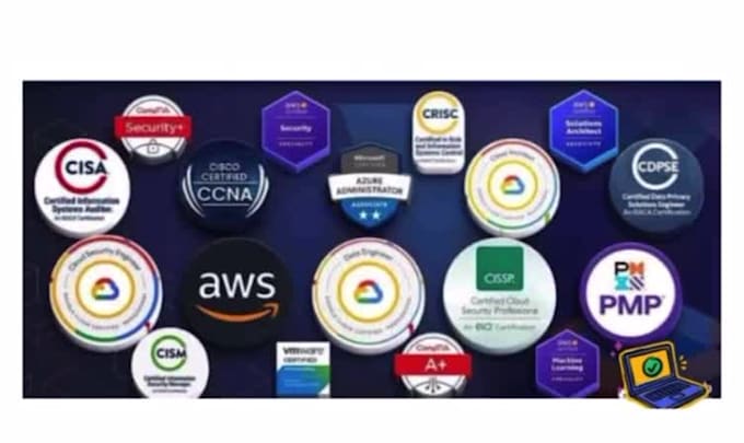 help azure, comptia, pmp, AWS and scrum certifications