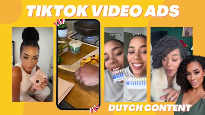 create dutch ugc tiktok videos or viral reels for ads edit
