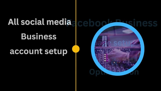 social media setup  facebook business page create and setup
