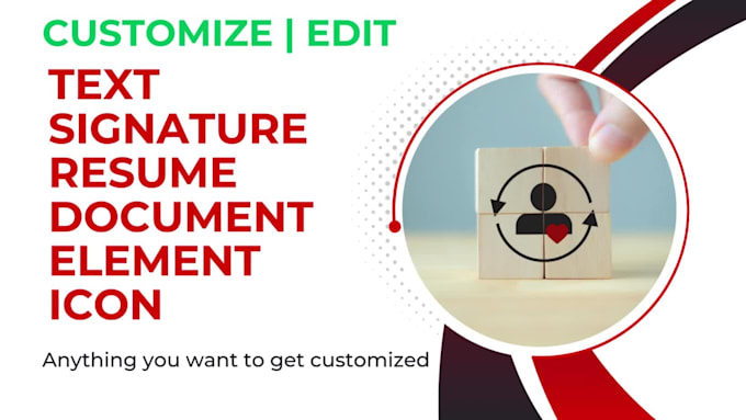 customize any element in your image