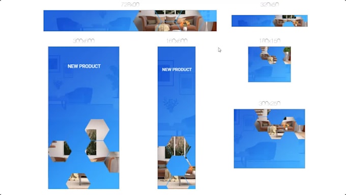 design awesome  HTML5 animated banner ads
