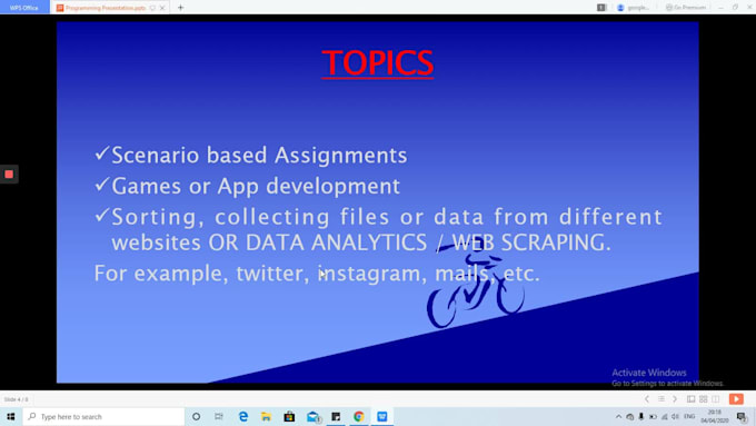 do professional programming for c, python and java