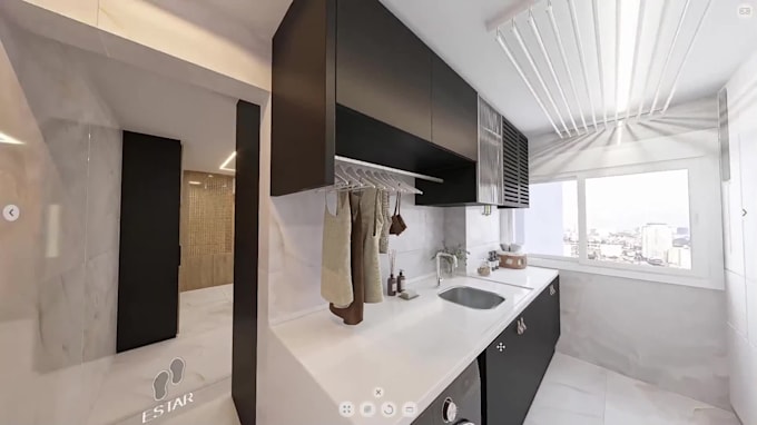 Create an immersive 360 virtual tour 8k for your interior architecture ...
