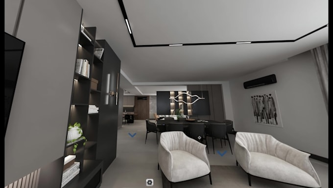 3d architecture realistic rendering