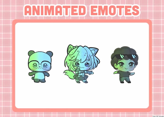 do the animation for existing emotes and drawings