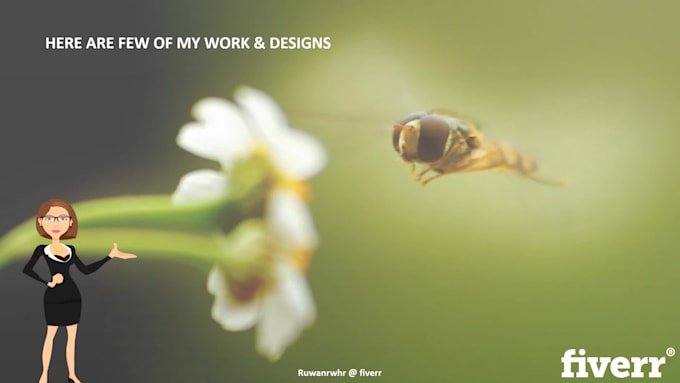 make an eye catching  power point presentation fast