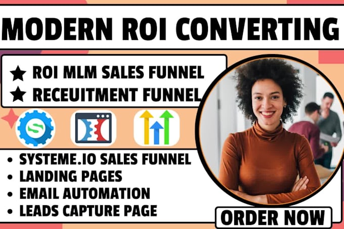 build systeme io mlm sales funnel, systeme io website, mlm recruitment funnel