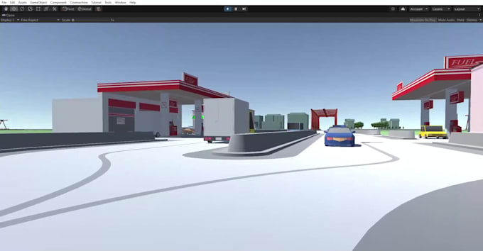 create realistic 3d game environment and level for unreal