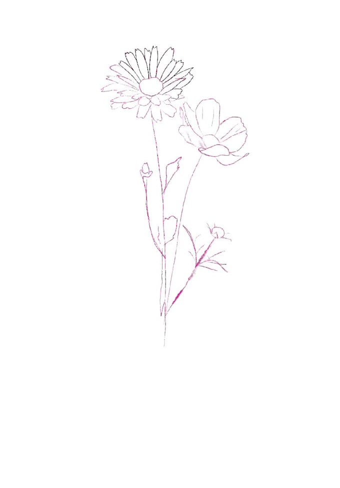 design a custom line art tattoo