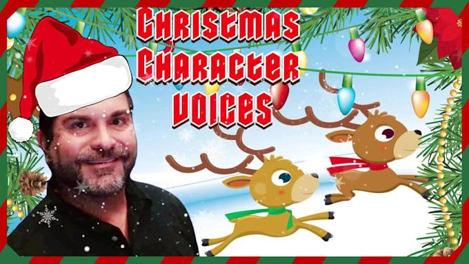 record a christmas character voiceover