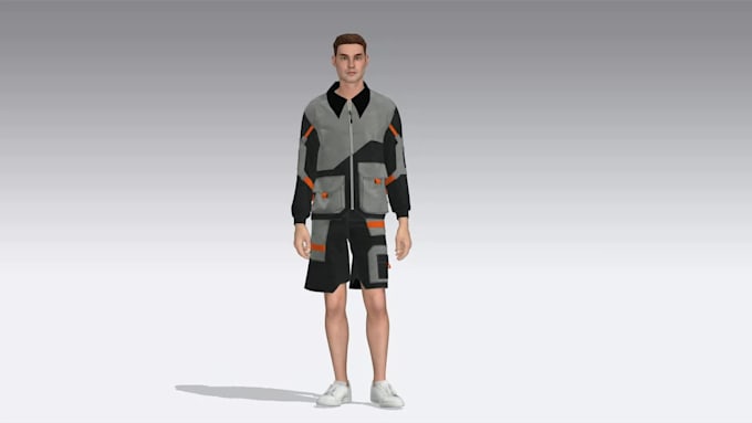develop 3d clothing mockups and digitization in clo 3d
