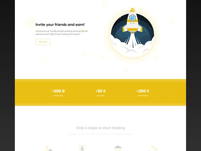 develop fintech website, bank corporate website, online business banking website
