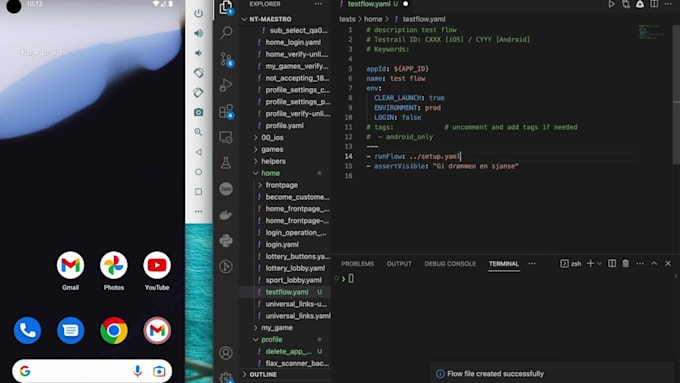 write appium automation scripts for android and ios apps