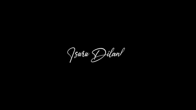 create your signature logo and animate