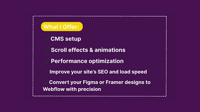 design and develop responsive webflow websites, figma to webflow developer