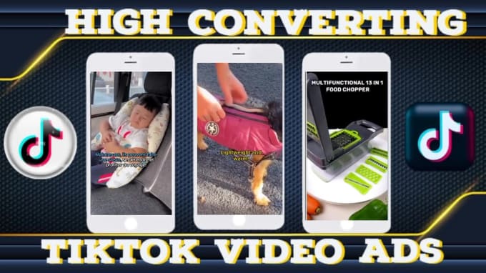 Create Viral Tiktok Video Ads Dropshipping Ads Product Ads By