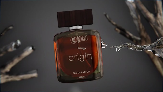 Do render realistic 3d perfume bottle 3d perfume design 3d perfume ...