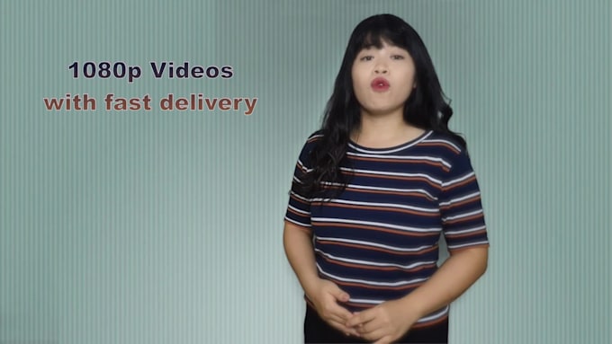 be your spokesperson with a green screen
