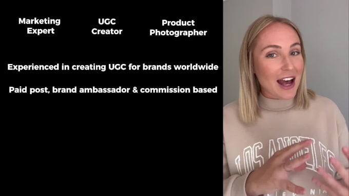 create engaging and authentic ugc for tiktok, instagram and facebook