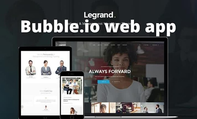 develop bubble website or mobile app with bubble io bubble