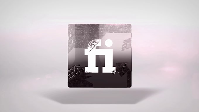 transforming robotic logo intro