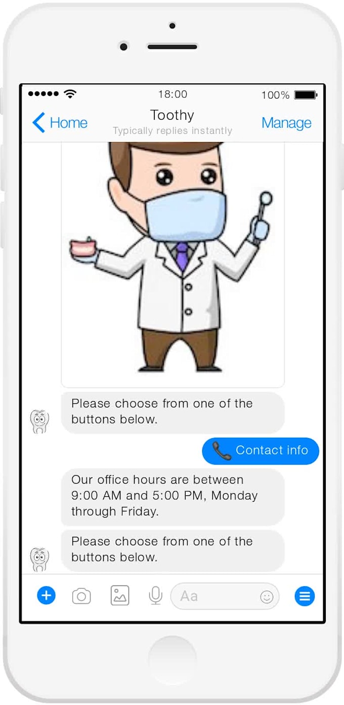 create a chatbot for your dental practice