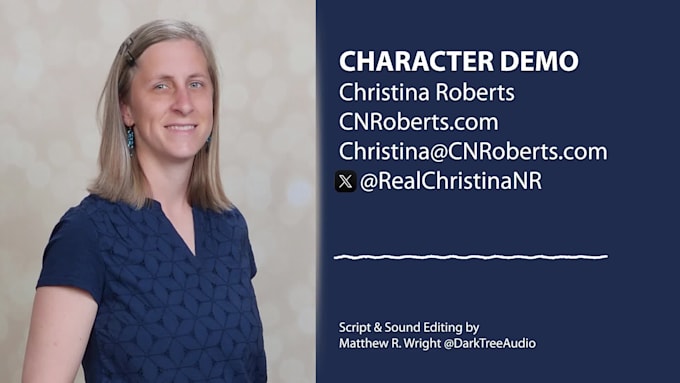 voice act female characters for your project