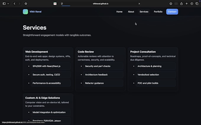 build an ai automated website