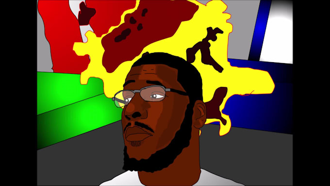 create a custom cartoon portrait with background