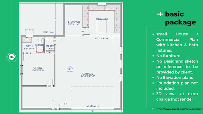 make expertly crafted plans in autocad and sketchup