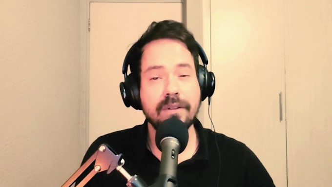 record a male voice over