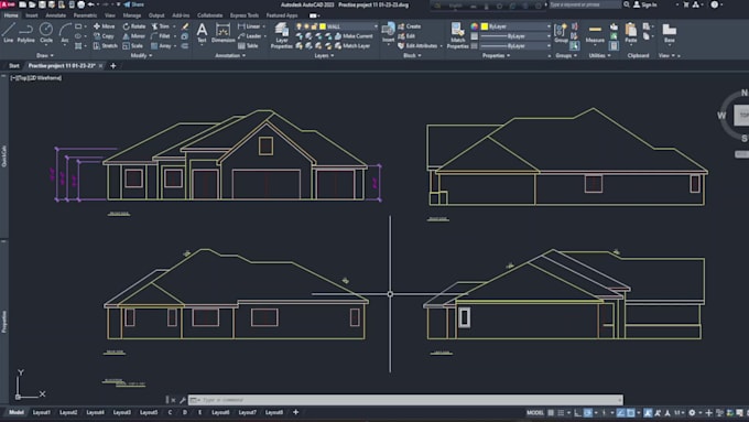 design all kind of auto cad architectural drawings