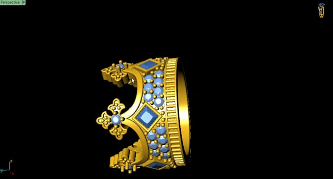 design any 3d cad jewelry model and  rendering it