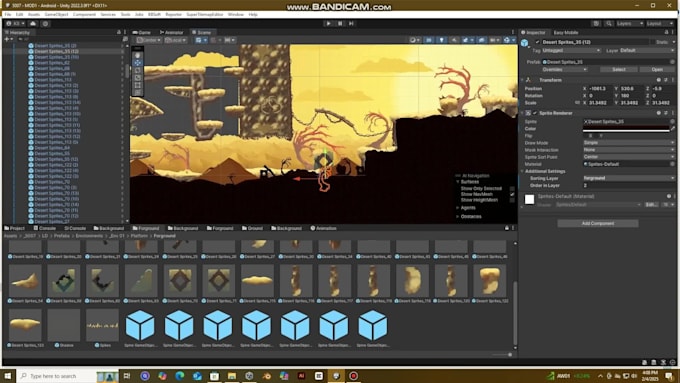 develop 2d games on unity