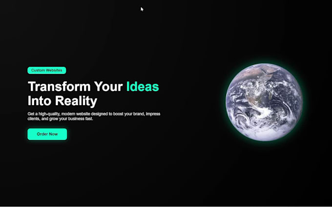 design you a functioning website or a page
