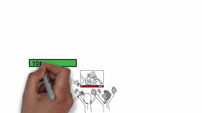 create whiteboard animation video of 500 words