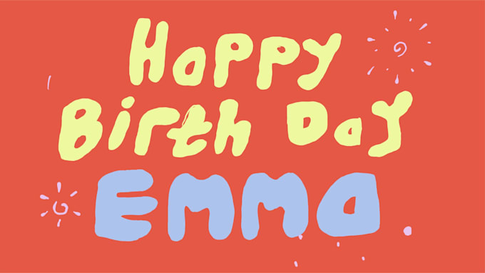 create custom animated text according to your request with my style