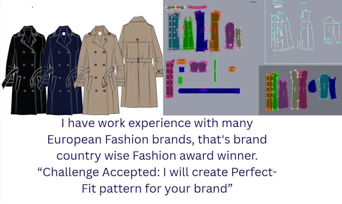 design the creative sewing pattern with grading