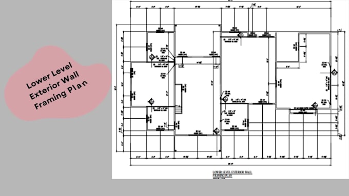 redraw floor plans or images into autocad dwg files