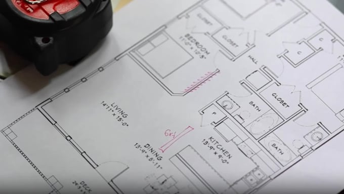 create interior technical drawings and floor plans