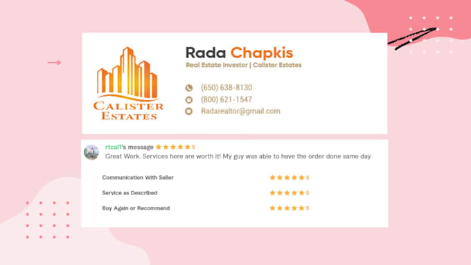 design professional email signature and footer
