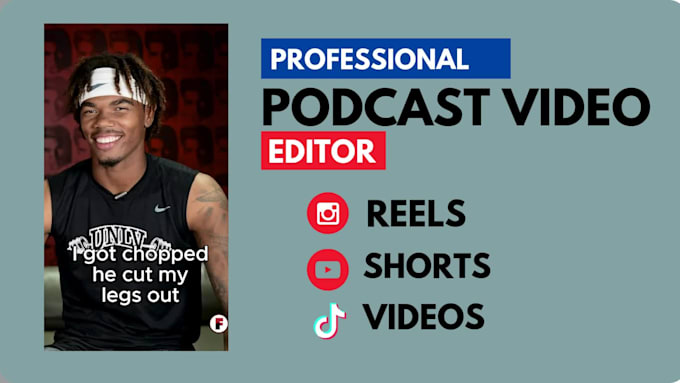make podcast video, audio editing,  ugc and show notes