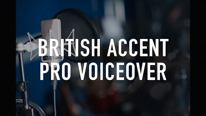 record an english UK british london accent voiceover